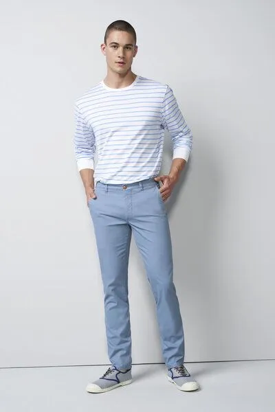 M 5 BY MEYER M 5 BY MEYER Chino mit Stretchbund, Blau (blau), – Produktbild 6 von 8