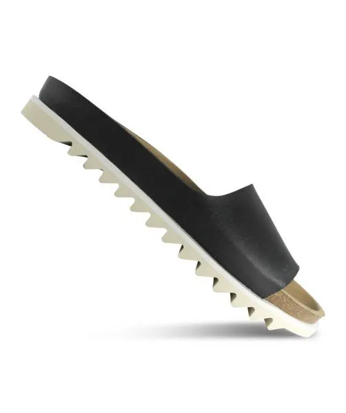 ekn footwear ekn footwear Palm Sandal - Vegan Leather, Black, – Produktbild 2 von 4