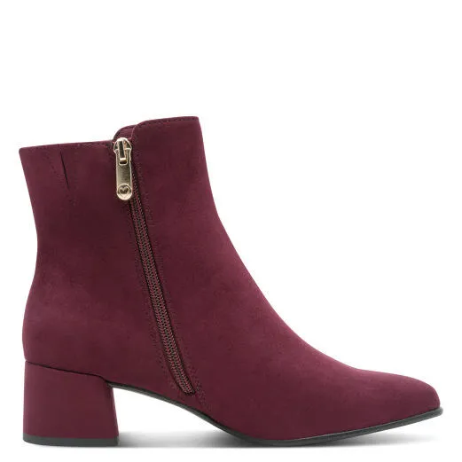 Marco Tozzi Marco Tozzi Ankleboots 100% vegan, Rot, – Produktbild 7 von 8