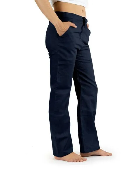 SCHAZAD Leinenhose Essential Slim von SCHAZAD, Marine, – Produktbild 2 von 4