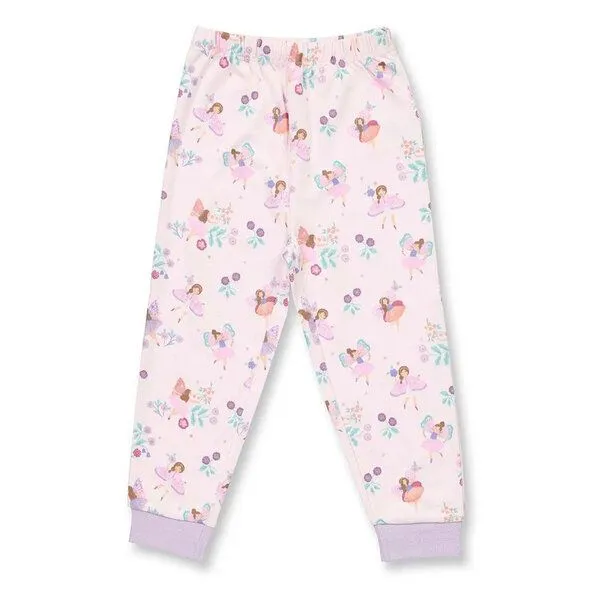 Sense Organics Sense Organics Kinder Schlafanzug mit Fairy Motiv Bio Baumwolle, Pink-fairy-aop-fairy, – Produktbild 2 von 3