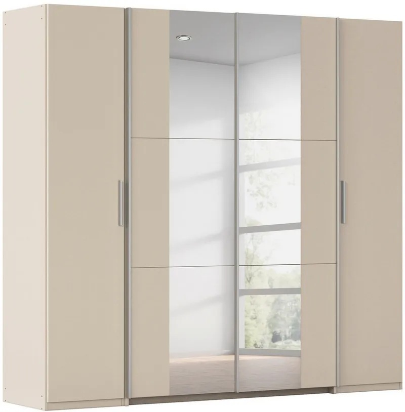 Rauch Rauch Schwebetürenschrank Kleiderschrank Drehtürenschrank Schrank Garderobe KRONACH (in 3 Ausstattungen BASIC/CLASSIC/PREMIUM, Breiten 225/268/311/354 cm) Kombischrank optional mit 1 oder 2 Spiegel viele Böden MADE IN GERMANY, Beige, – Produktbild 8 von 8