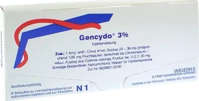 Weleda Gencydo 3% Injektionslösung – Produktbild 2 von 2