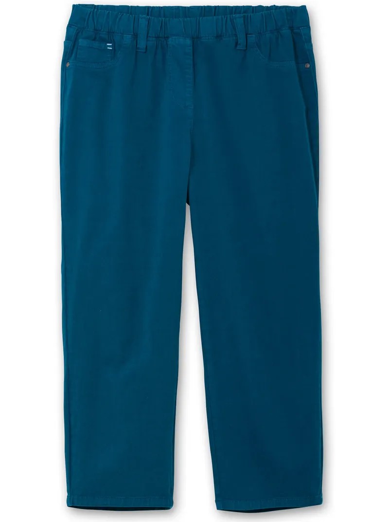 sheego 7/8-Hose, Dunkelpetrol, – Produktbild 1 von 2