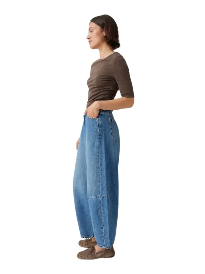 OPUS 5-Pocket-Jeans Casual,Baumwolle,Used Look,Barrel Fit,Mittel – Produktbild 5 von 5