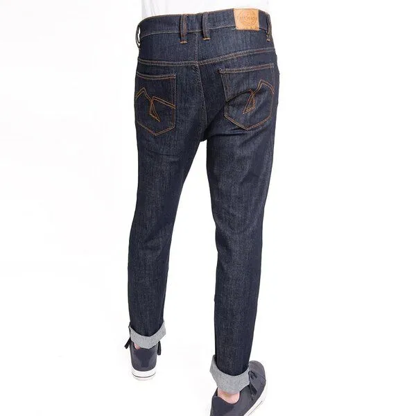 fairjeans fairjeans Bio-Jeans in TAPERED Form, navy, dunkelblau, nachhaltig, GOTS – Produktbild 3 von 3