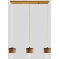 ALMUT von Wildheim ALMUT von Wildheim 3er Pendelleuchte aus Eichenholz Pastelltöne im skandinavischen Design – Produktbild 1 von 1