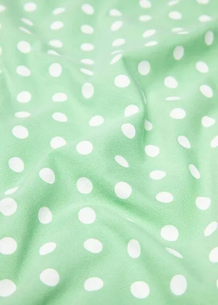 blutsgeschwister Blutsgeschwister "Shalala Tralala in Love" Kleid aus Biobaumwolle, Favourite green dot (grün), – Produktbild 4 von 4