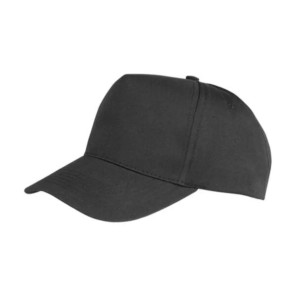 Result Genuine Recycled Result Genuine Recycled Baseball - Kappe für Kinder aus recyceltem Polyester, Schwarz, – Produktbild 1 von 2