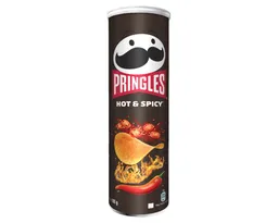 Pringles Pringles Knabberei, Pringles Hot and Spicy Stapelchips mit scharf würzigem Geschmack 185g – Produktbild 1 von 1