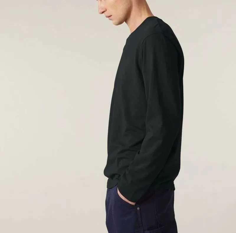 UNIPOLAR UNIPOLAR Basic Longsleeve Creative Longsleeve, Black, – Produktbild 1 von 1