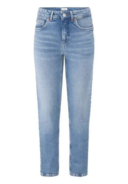 hessnatur hessnatur Jeans LEA Slim aus Bio-Baumwolle mit recycelter Baumwolle, Medium blue, – Produktbild 3 von 4
