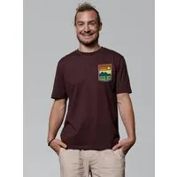 watapparel watapparel T-Shirt Unisex Good Vibe, Red brown, – Produktbild 1 von 1