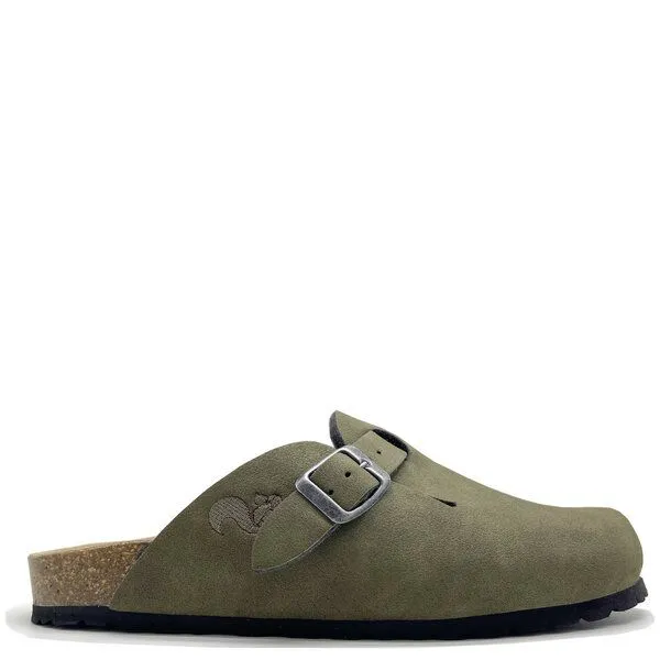 thies Vegane thies Eco Bio Clogs Men, Khaki (olive), – Produktbild 1 von 3