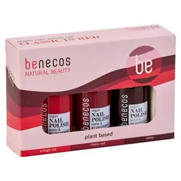 Benecos benecos Nagellack Set - Classic in Red – 20-free – vegan – wasser- und luftdurchlässig – Produktbild 1 von 1