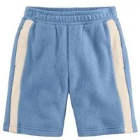 hessnatur hessnatur Fleece Shorts aus reiner Bio-Baumwolle, Rivierablau, – Produktbild 2 von 4