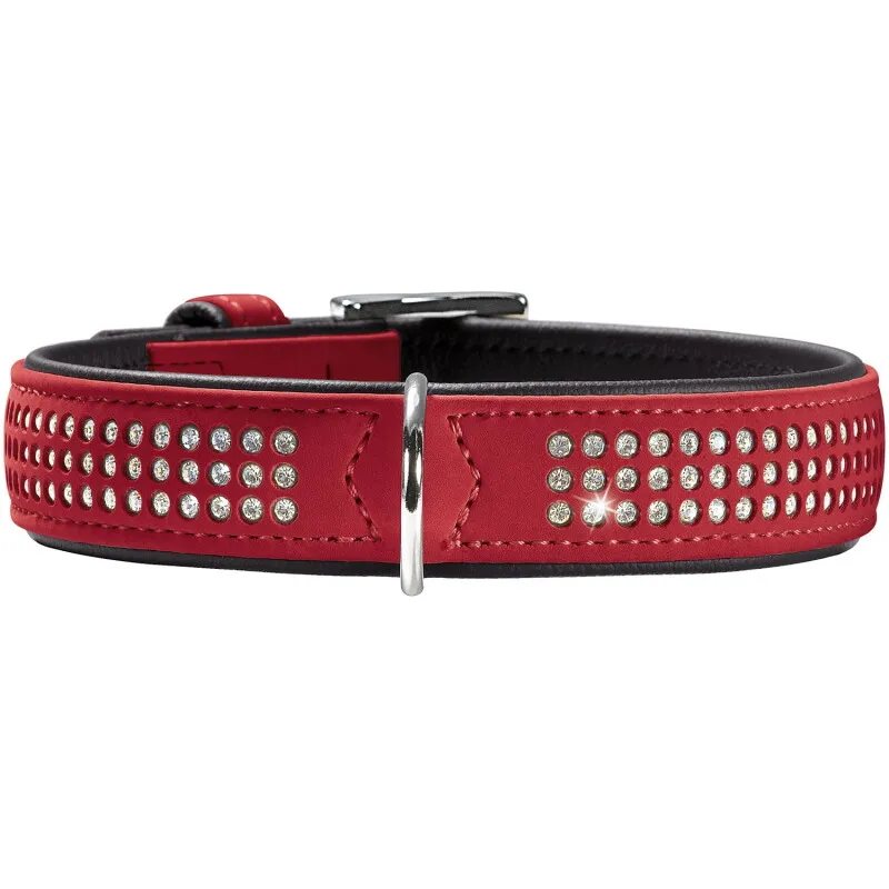 Dog Sport Dog Sport HUNTER Hundehalsband softie triluxe rot M-L, Rot, – Produktbild 1 von 2