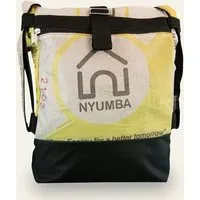 Nyuzi Blackwhite Nyuzi Blackwhite Upcycling 2 in1 Tasche S - Umhängetasche | Rucksack | Rollrucksack – Produktbild 1 von 1