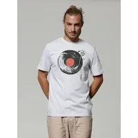 watapparel watapparel T-Shirt Unisex Schallplatte, Cool heather grey, – Produktbild 1 von 1