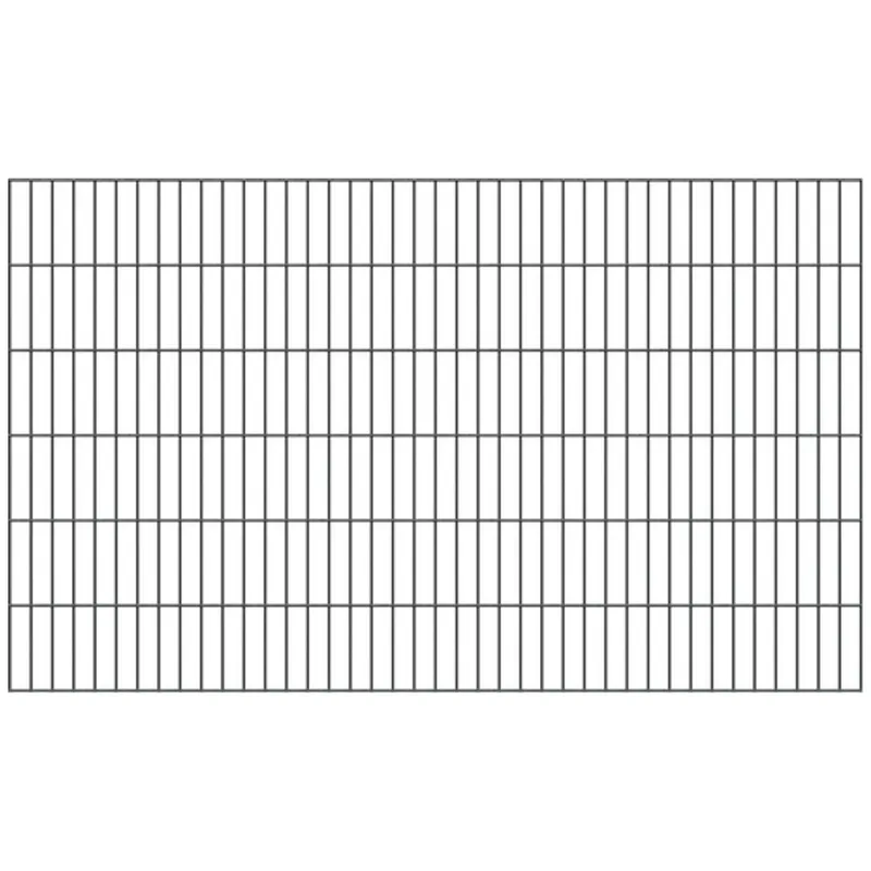 Alberts ALBERTS Doppelstab-Gittermatte, verz.anthr, BxH2000x1200mm, Draht-Ø6/5/6, Masche50x200mm – Produktbild 1 von 1