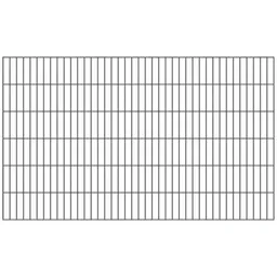 Alberts ALBERTS Doppelstab-Gittermatte, verz.anthr, BxH2000x1200mm, Draht-Ø6/5/6, Masche50x200mm – Produktbild 1 von 1
