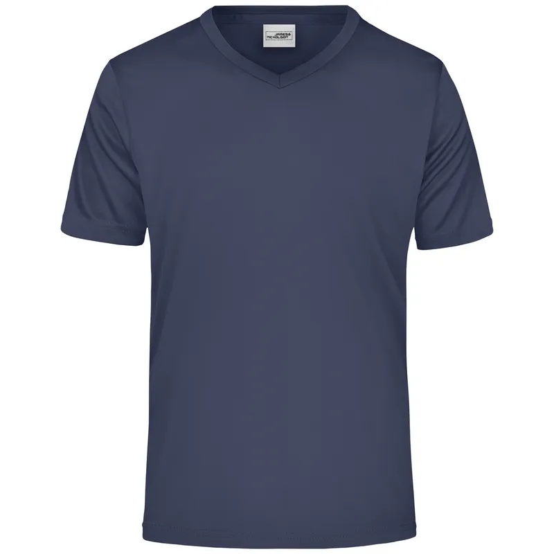 James & Nicholson James & Nicholson Herren T-Shirt Active-V JN736 Gr. M navy – Produktbild 1 von 1