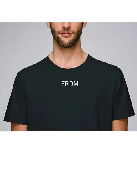 Human Family Human Family Herren Bio T-Shirt Rolls - Freedom, Schwarz, – Produktbild 3 von 3