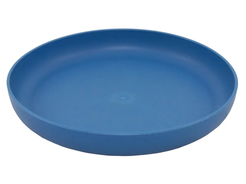 ajaa ajaa Kindergeschirr Teller Höhe 2,4 cm, Durchmesser 18 cm, Blau, – Produktbild 1 von 1