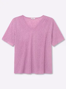 sheego V-Shirt orchidee – Produktbild 1 von 1