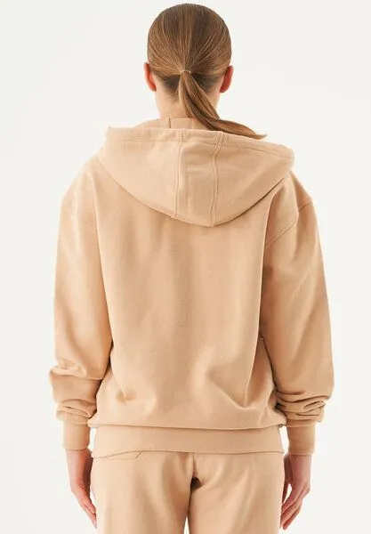 ORGANICATION ORGANICATION ESSENTIALS-JUNDA-Unisex Soft Touch Sweatjacke aus Bio-Baumwolle, Beige, – Produktbild 4 von 4