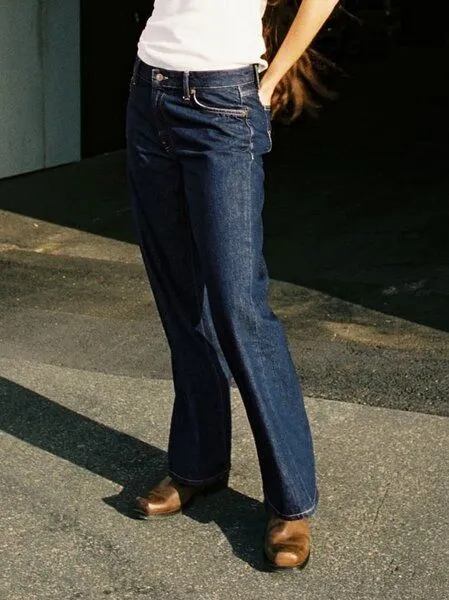 Nudie Jeans Nudie Jeans Wide Heidi Jeans - Classic Blue – Produktbild 3 von 3