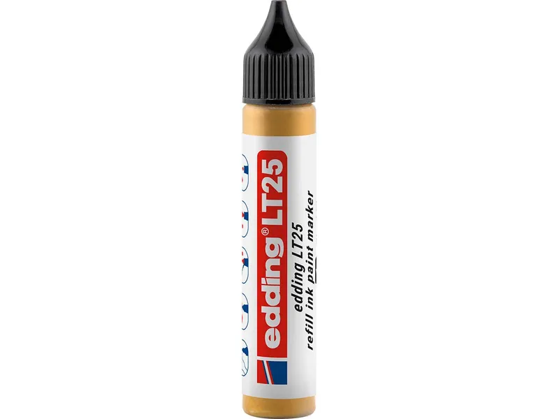 Edding Edding Nachfülltinte "LT 25" Lackmarker, 25ml, Gold, – Produktbild 1 von 1