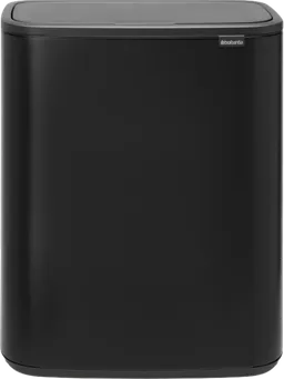 Brabantia Brabantia Bo Touch Bin 60L Matt Black – Produktbild 1 von 1
