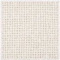 myfelt myfelt Filzkugel Sitzauflage (⌀ 36 cm, 36 x 36 cm), Naturweiß (linéa), – Produktbild 1 von 1