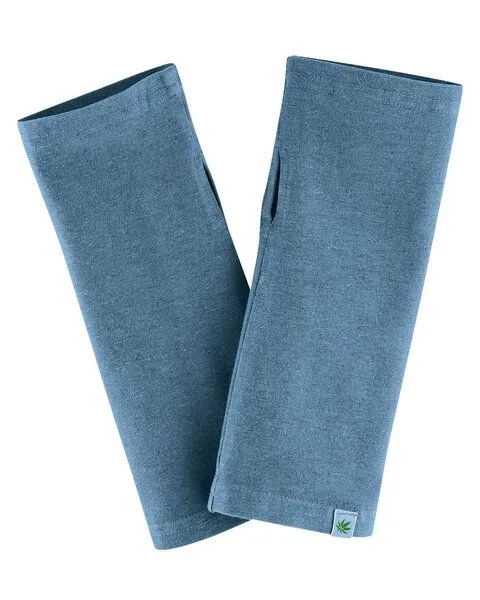 HempAge HempAge Stulpen mit Yakwolle/Hanf/Biobaumwolle, Blueberry (blau), – Produktbild 1 von 3