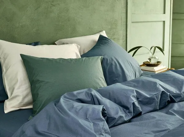 Yumeko Yumeko Kissenbezug aus Perkal 300TC, Forest green, – Produktbild 1 von 4