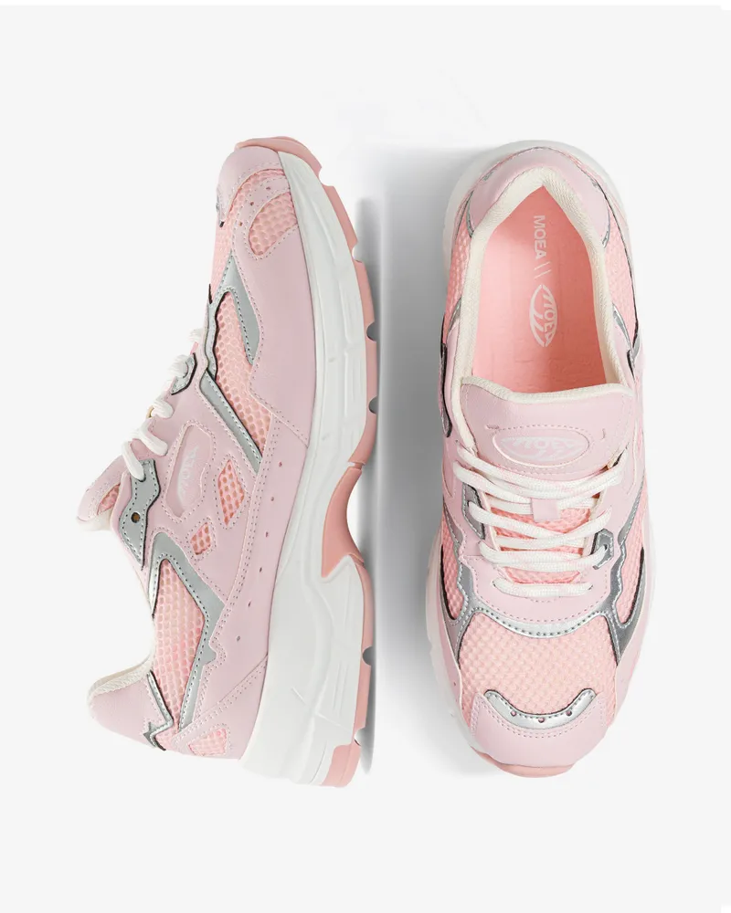 MoEa MoEa Herren vegan Sneaker Rush In Pink/Silber Corn, Rosa, – Produktbild 1 von 2