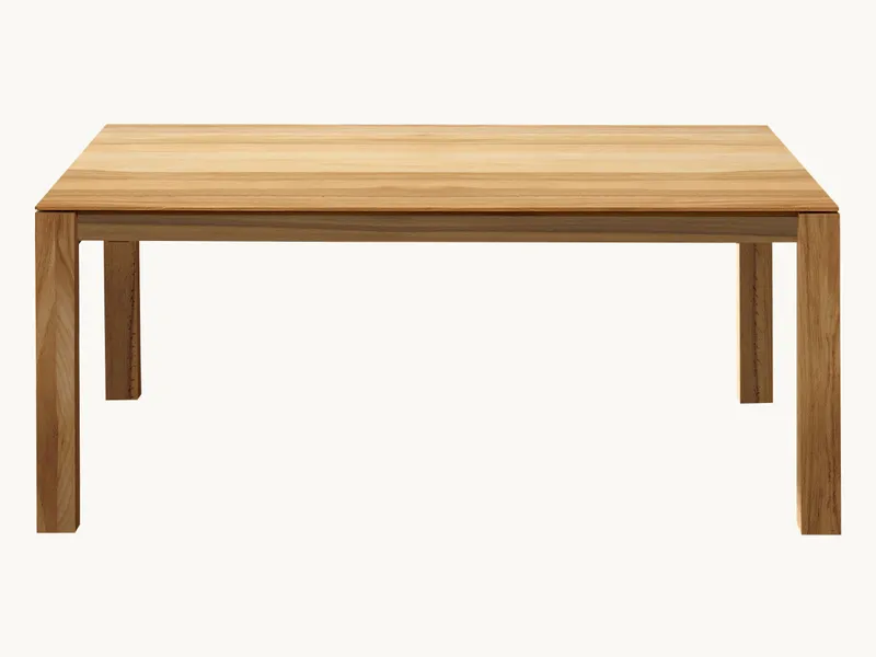 allnatura Tisch "Salvino" | ohne Auszug | 90x100 cm, Kernbuche, – Produktbild 1 von 2