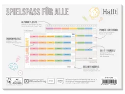 Häfft Häfft Spieleblock "Stadt-Land-What?" DIN A5, 50 Blatt, 100 g/m² – Produktbild 1 von 1