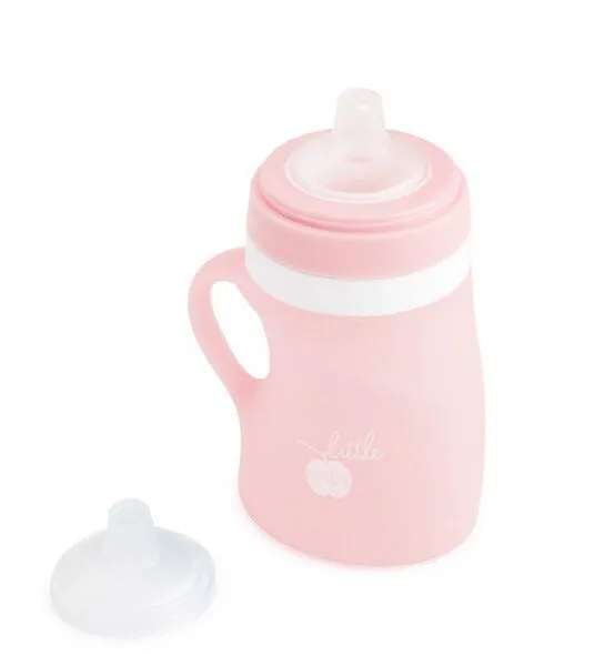 Brotzeit Brotzeit Quetsch Me, Quetschbeutel Quetschie aus Silikon 150ml 6+, Rosa, – Produktbild 1 von 3