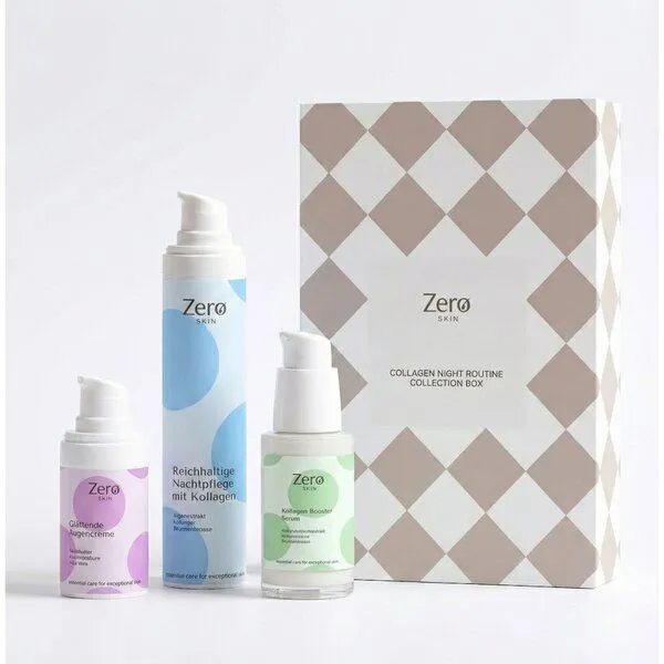 Zero Skin Zero Skin Collagen Night Routine Collection Box, regenerierende Nachtpflege - 95 ml – Produktbild 1 von 4