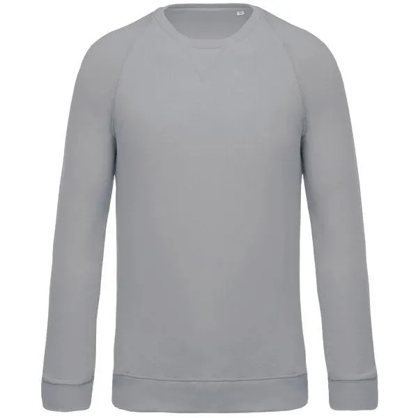 Greenspired Greenspired Herren Bio Raglan Sweatshirt 300g/m² S - 3 XL, Schneegrau, – Produktbild 1 von 1