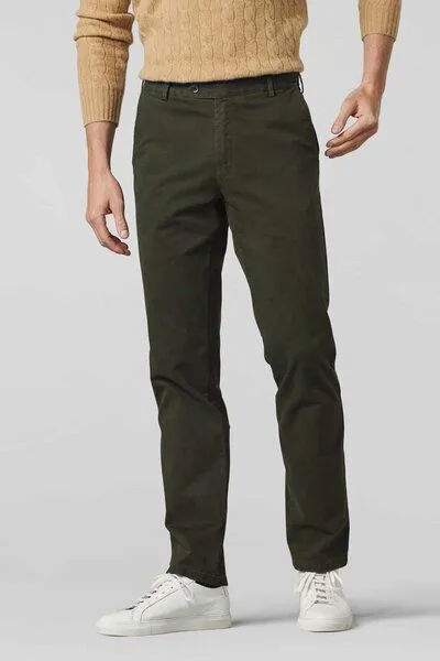 Meyer MEYER Soft Cotton Chino, Grün (lorbeer), – Produktbild 1 von 4