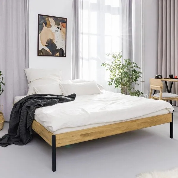 ekomia ekomia Bett Luna Minimal, Schwarz, – Produktbild 2 von 4