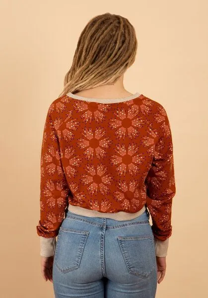 Die rote Zora Die rote Zora Cropped Sweater Starlight, Hazelnut, – Produktbild 3 von 4