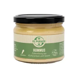 El Puente El Puente Hummus - Libanesisches Kichererbsenmus | Fair Trade | Vegan | Glutenfrei – Produktbild 1 von 1