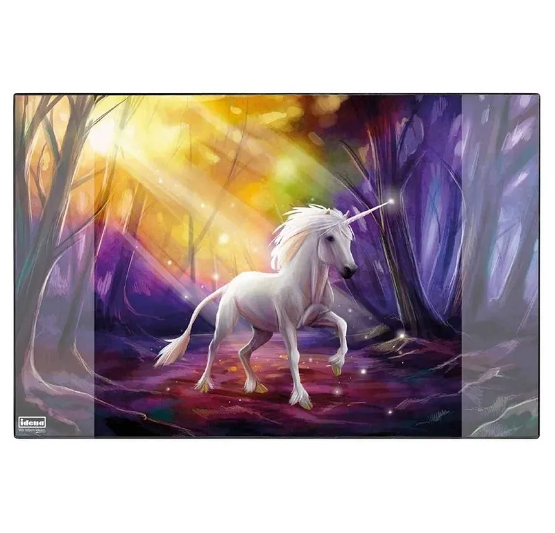 Idena Schreibtischunterlage Einhorn, Lila, – Produktbild 1 von 1