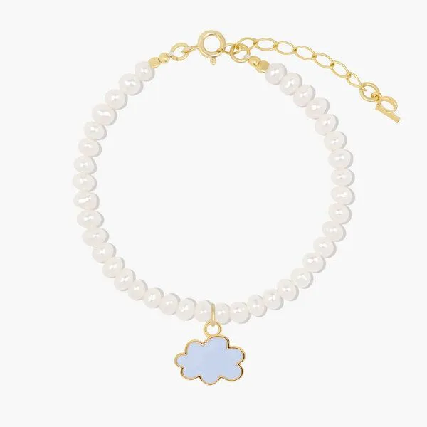 Paeoni Colors Paeoni Colors Wolken-Perlenarmband aus 18k Gold Vermeil, 925 Sterling Silber – Produktbild 1 von 4