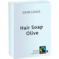 Fair Squared Fair Squared Haarseife "Olive" inkl. 4-farbigem Druck, 80 g – Produktbild 1 von 1