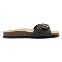 thies Vegane thies ® Eco Bio Strap Sandale aus rec. PET mit ergonomischem Fussbett, Charcoal (dunkelgrau), – Produktbild 1 von 1